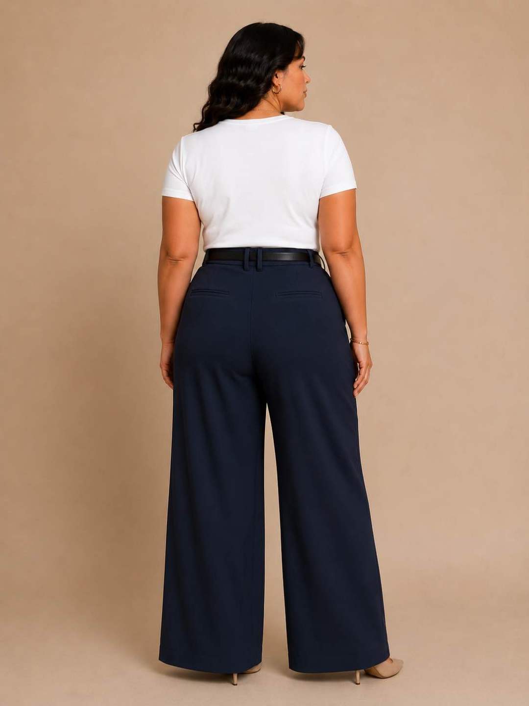 Pantalon classique grande taille
