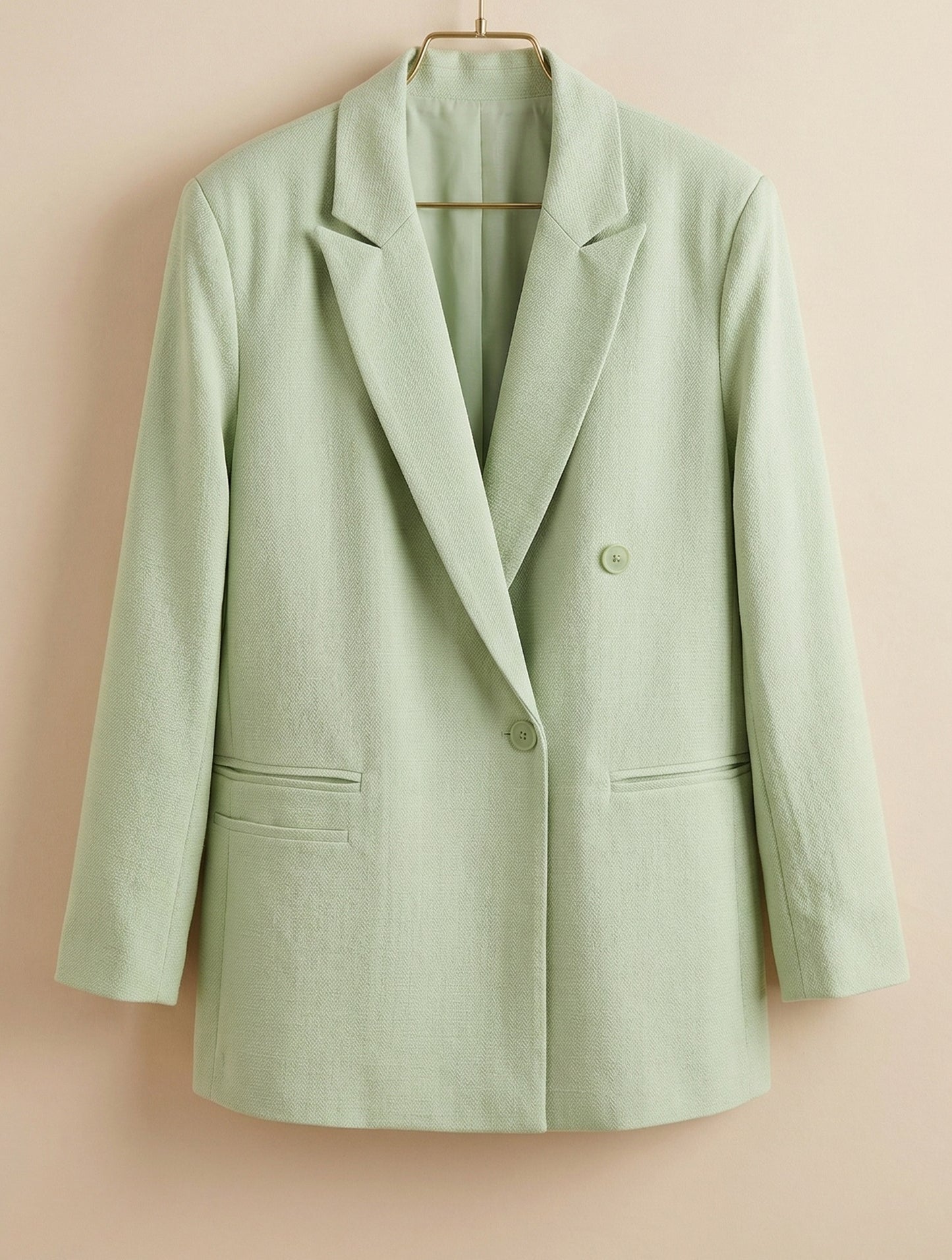 Veste Oversize Vert d’eau
