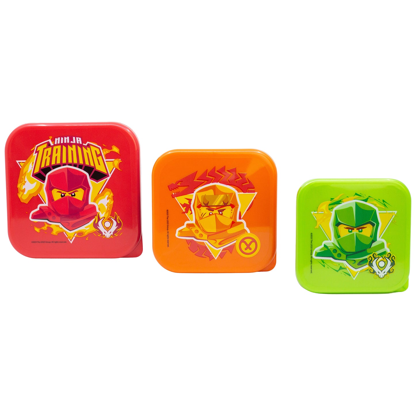 Set de 3 boîtes à goûter NINJA GO