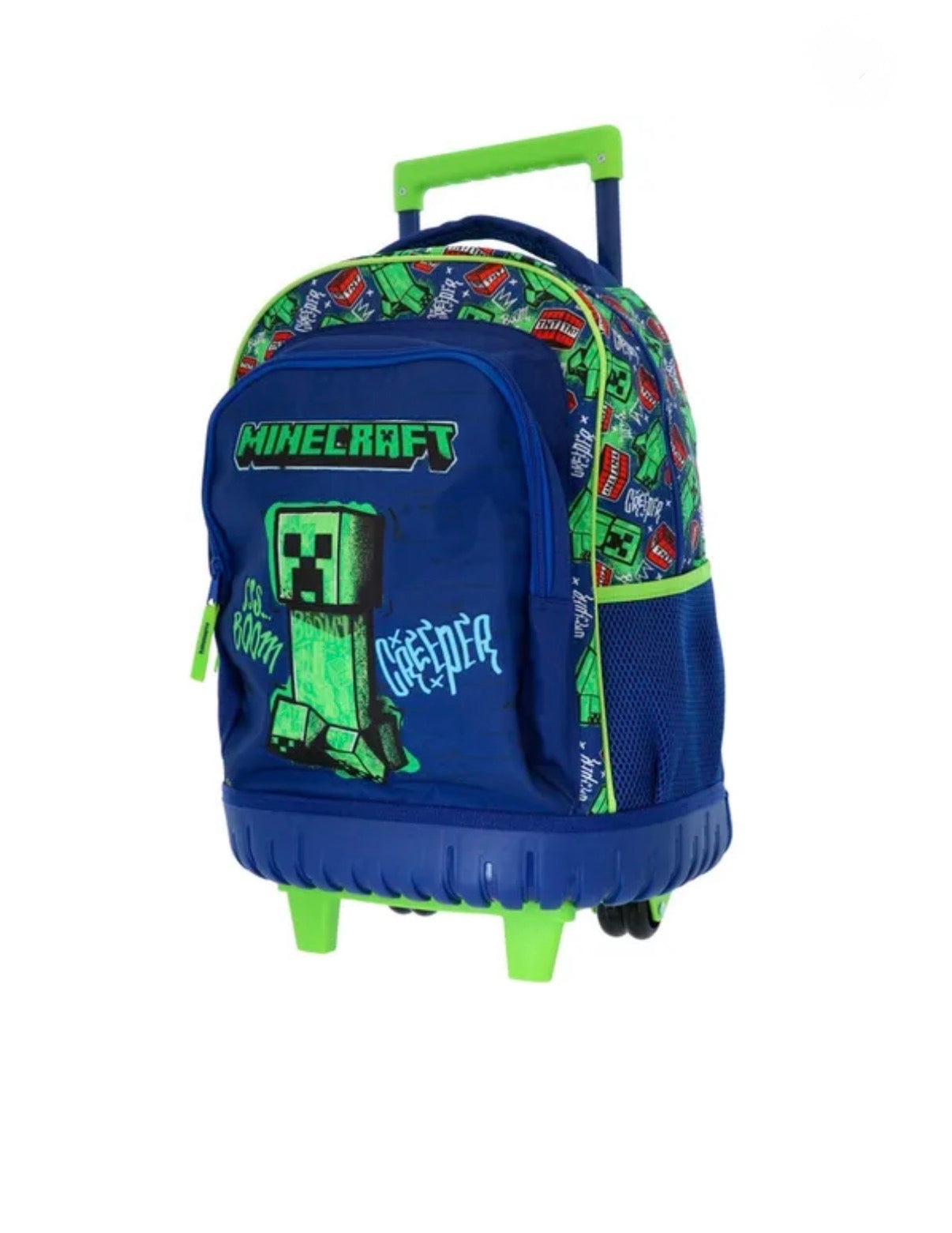 Sac à dos roulette Minecraft 3compartiments