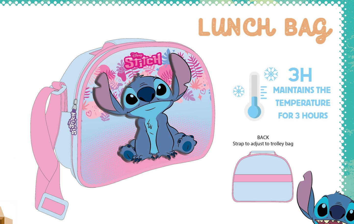 Sac à goûter STITCH 3D