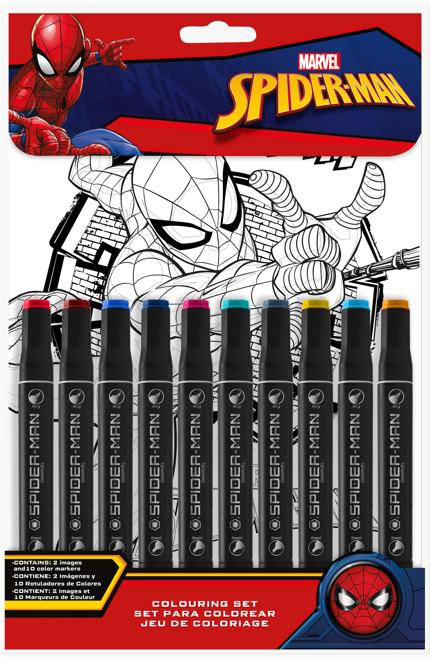 set coloriage SPIDERMAN