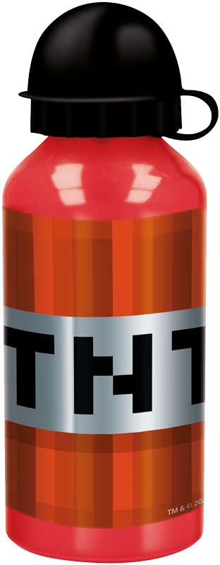 Gourde alu 400ml MINECRAFT