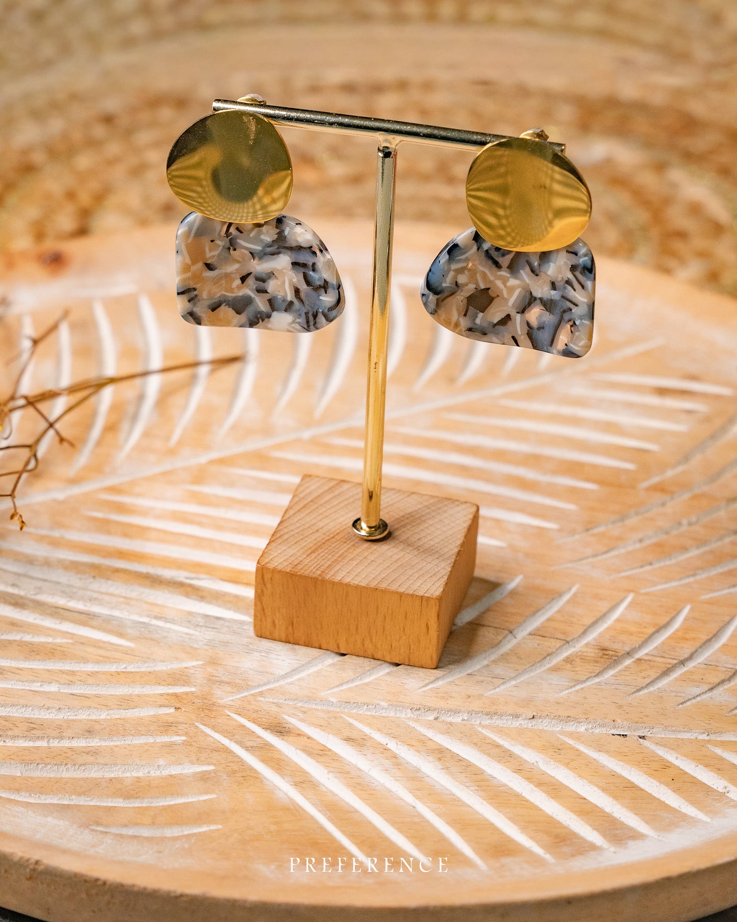 Boucle d'oreilles acier