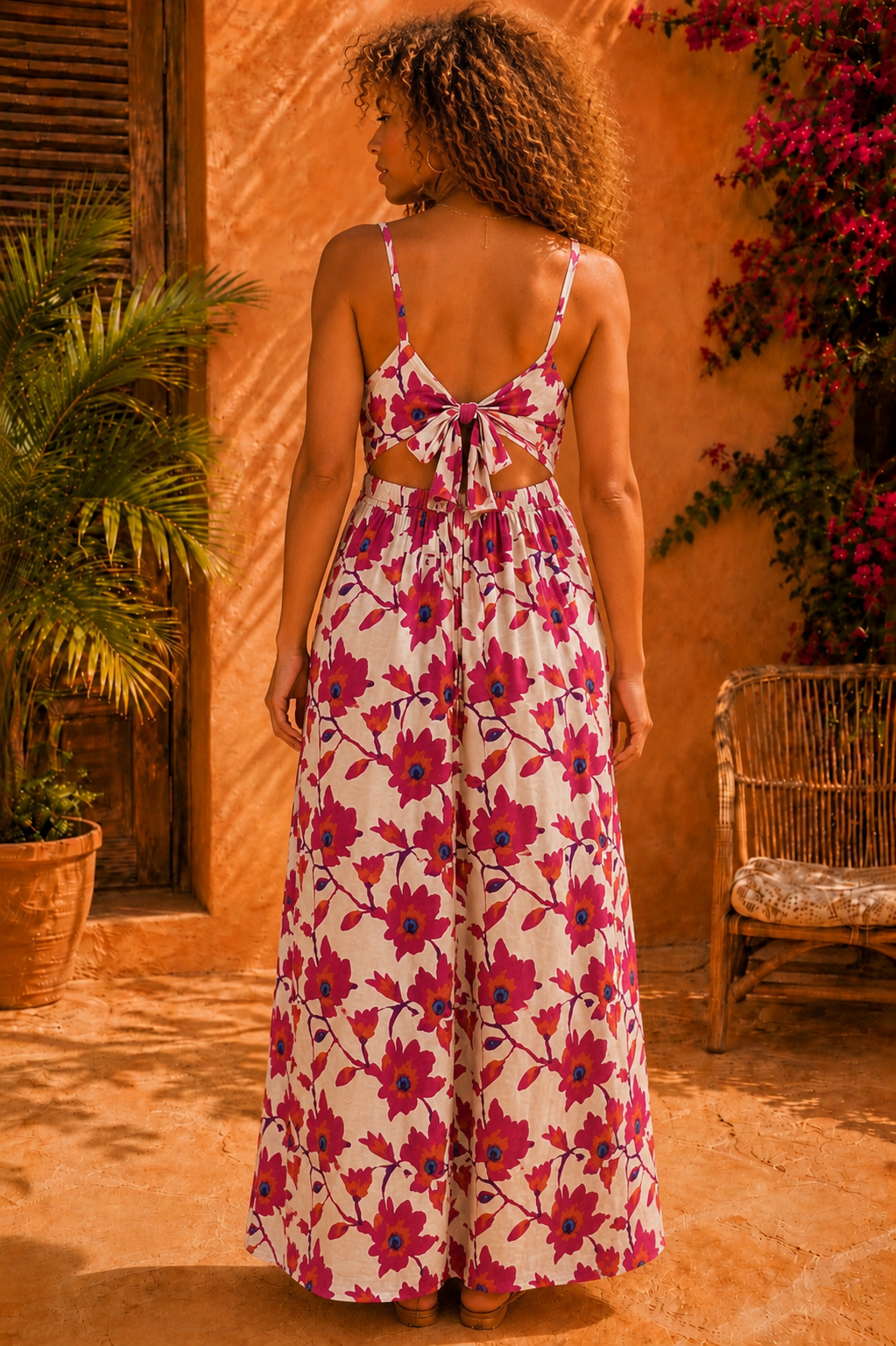 Robe dos nu FLEURIA 2