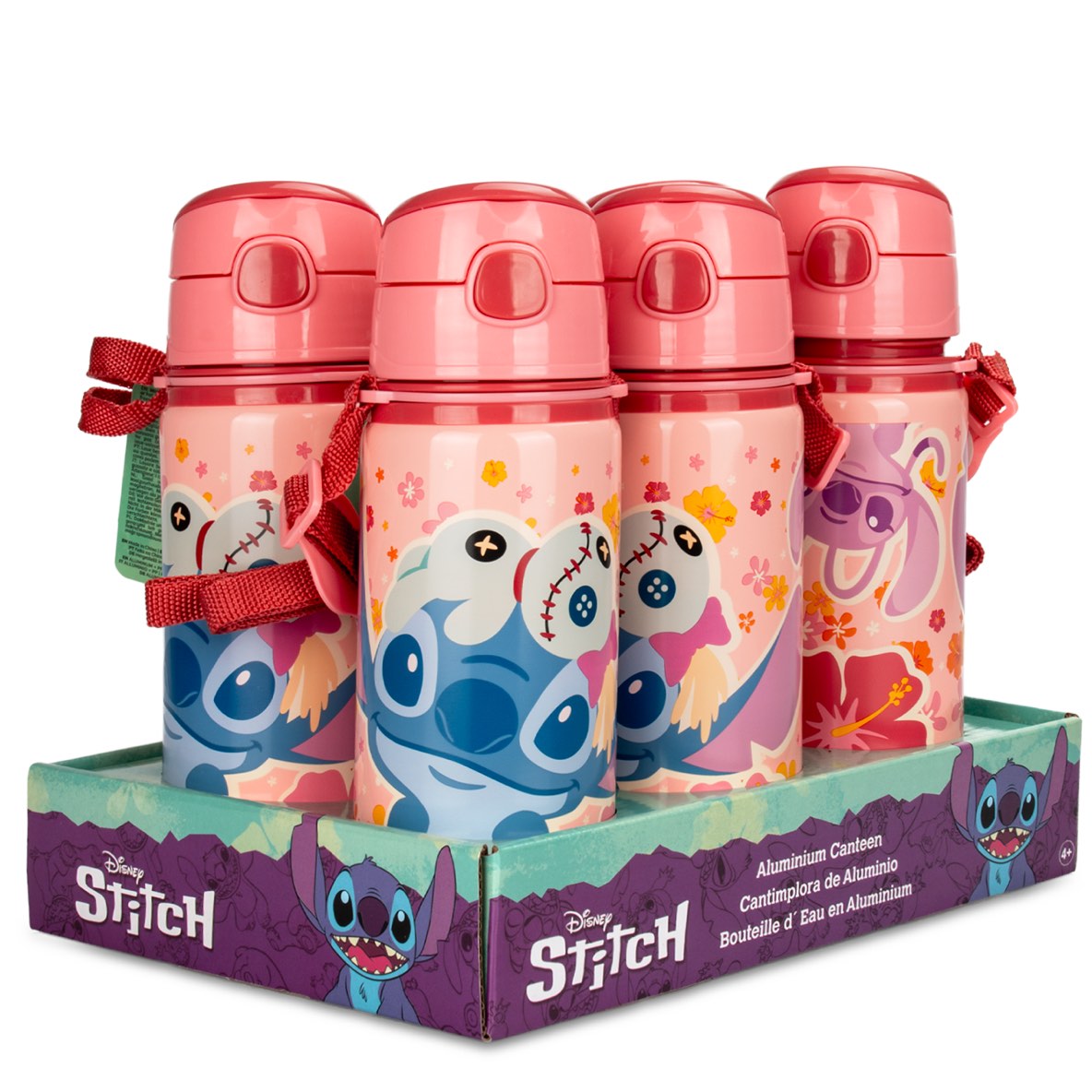 Gourde Alu Automatique 600ml STITCH