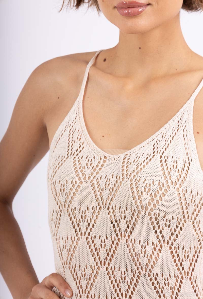 Robe de plage en crochet