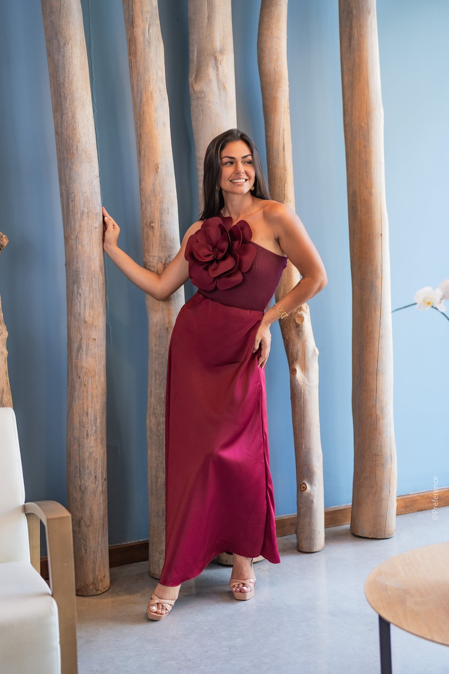 Haut asymétrique « fleur » TU