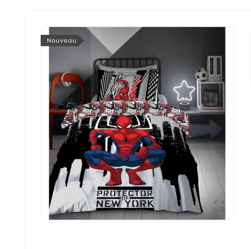 Parure housse de couette 2places SPIDERMAN