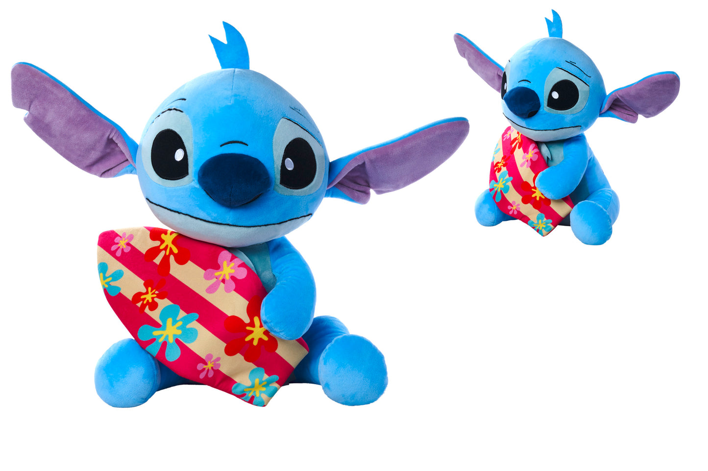 Peluche STITCH 50cm « planche de surf »