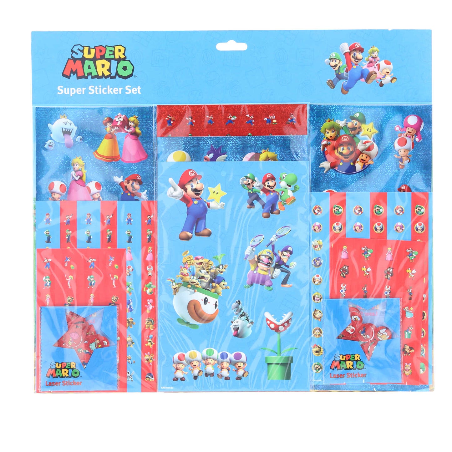 Set autocollants SUPER MARIO 500pcs