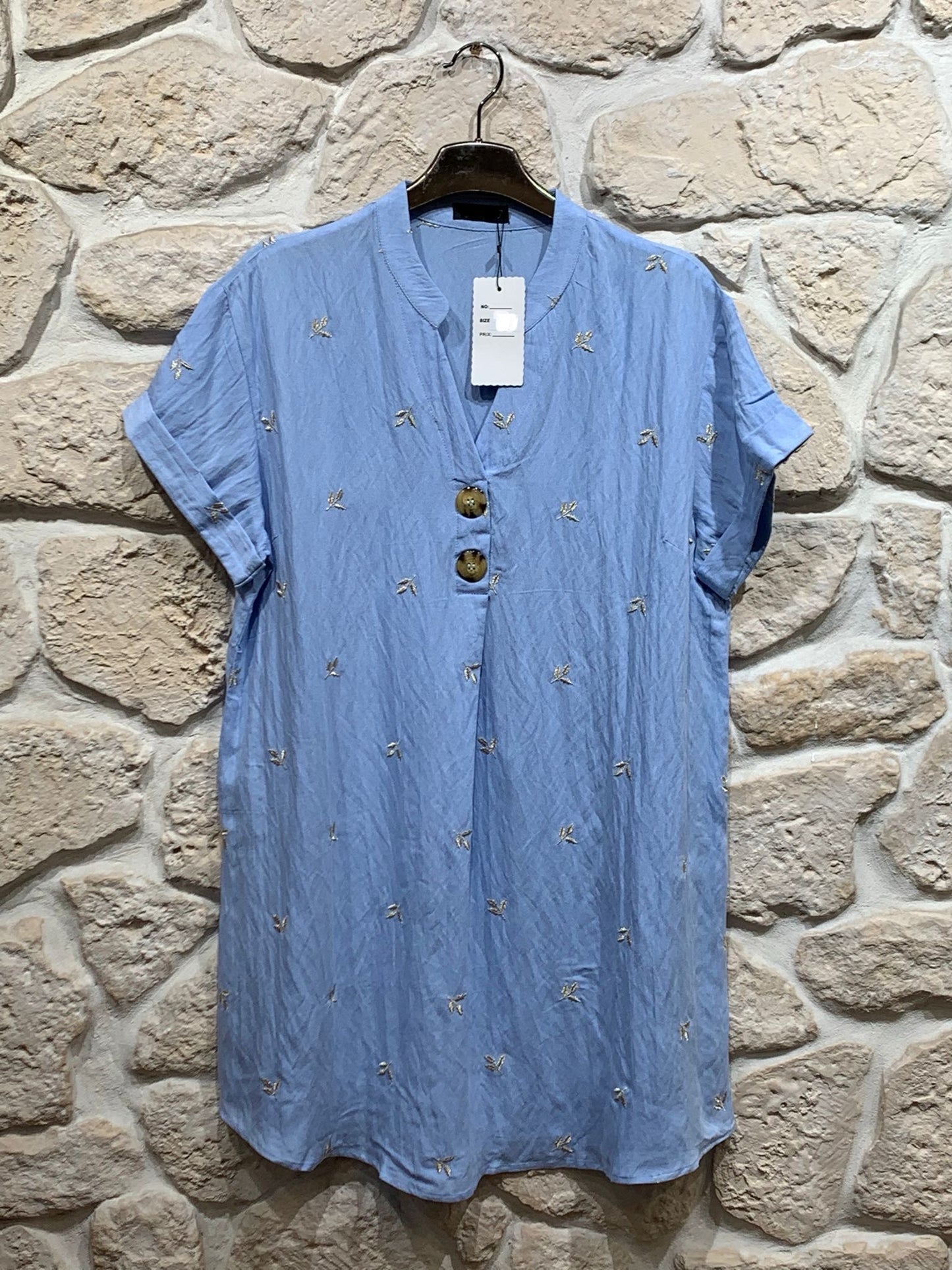 Robe/Tunique brodé grande taille