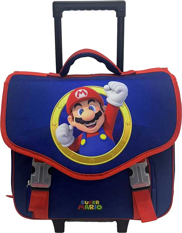 Cartable à roulette Super Mario
