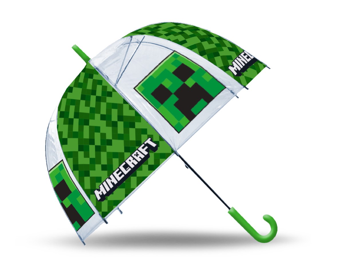 Parapluie transparent MINECRAFT