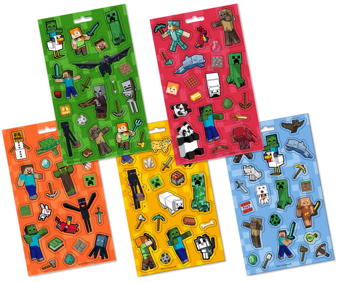Set de stickers Minecraft