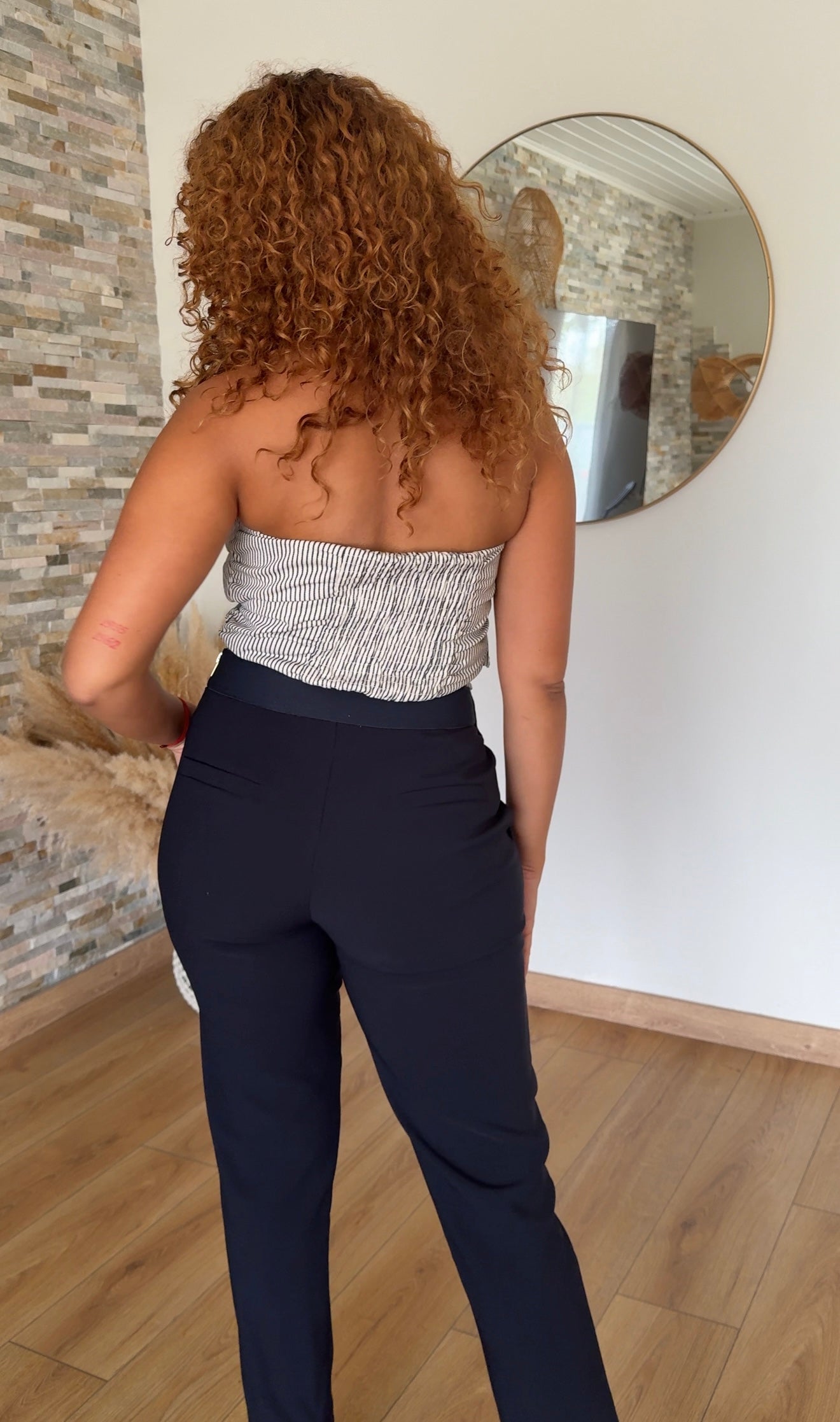 Bustier rayé