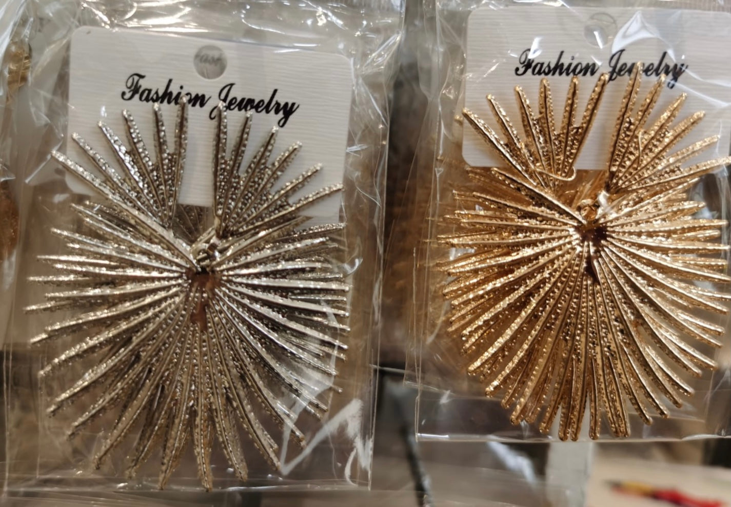 boucle d’oreille « soleil »