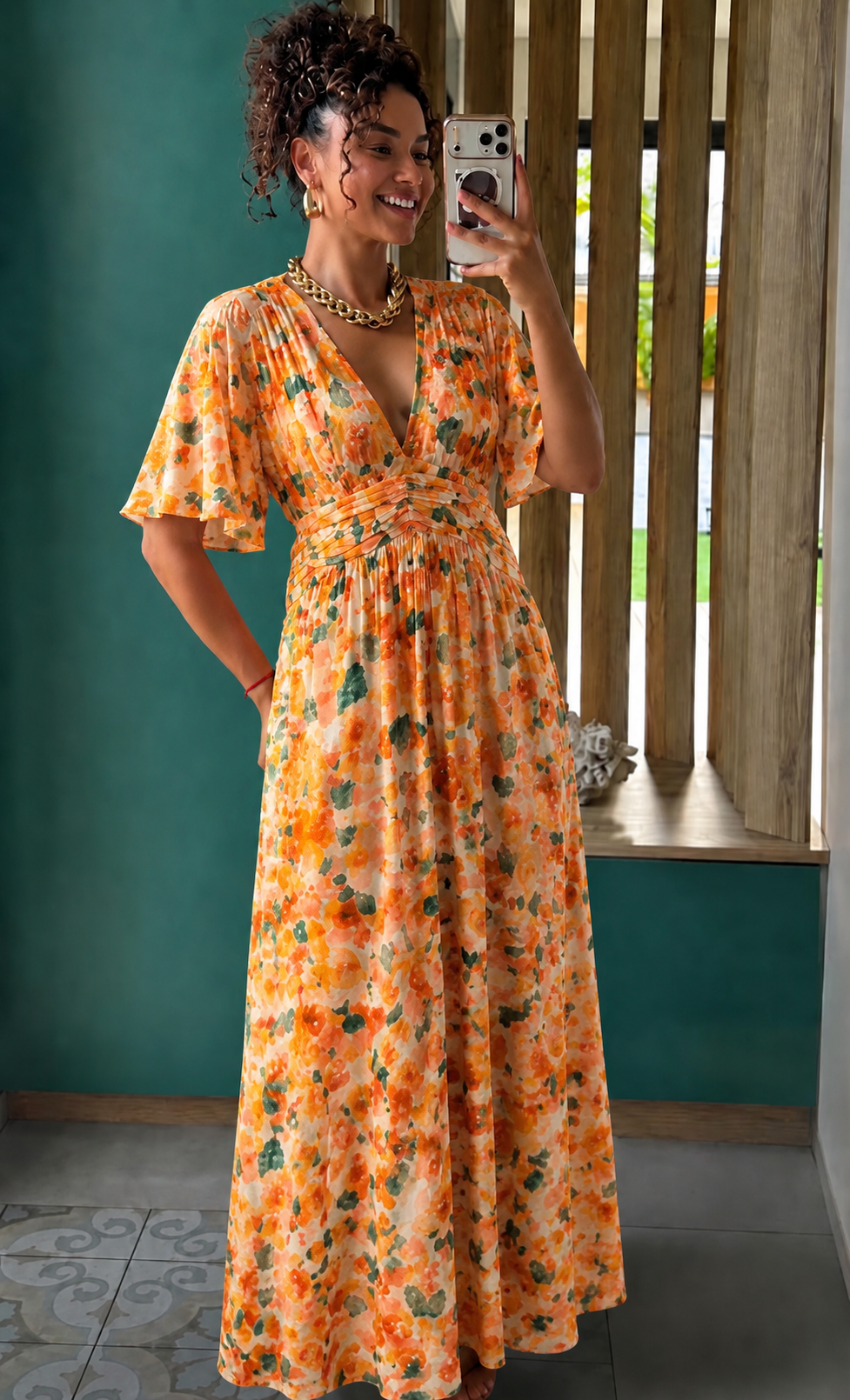ROBE ORANGINE