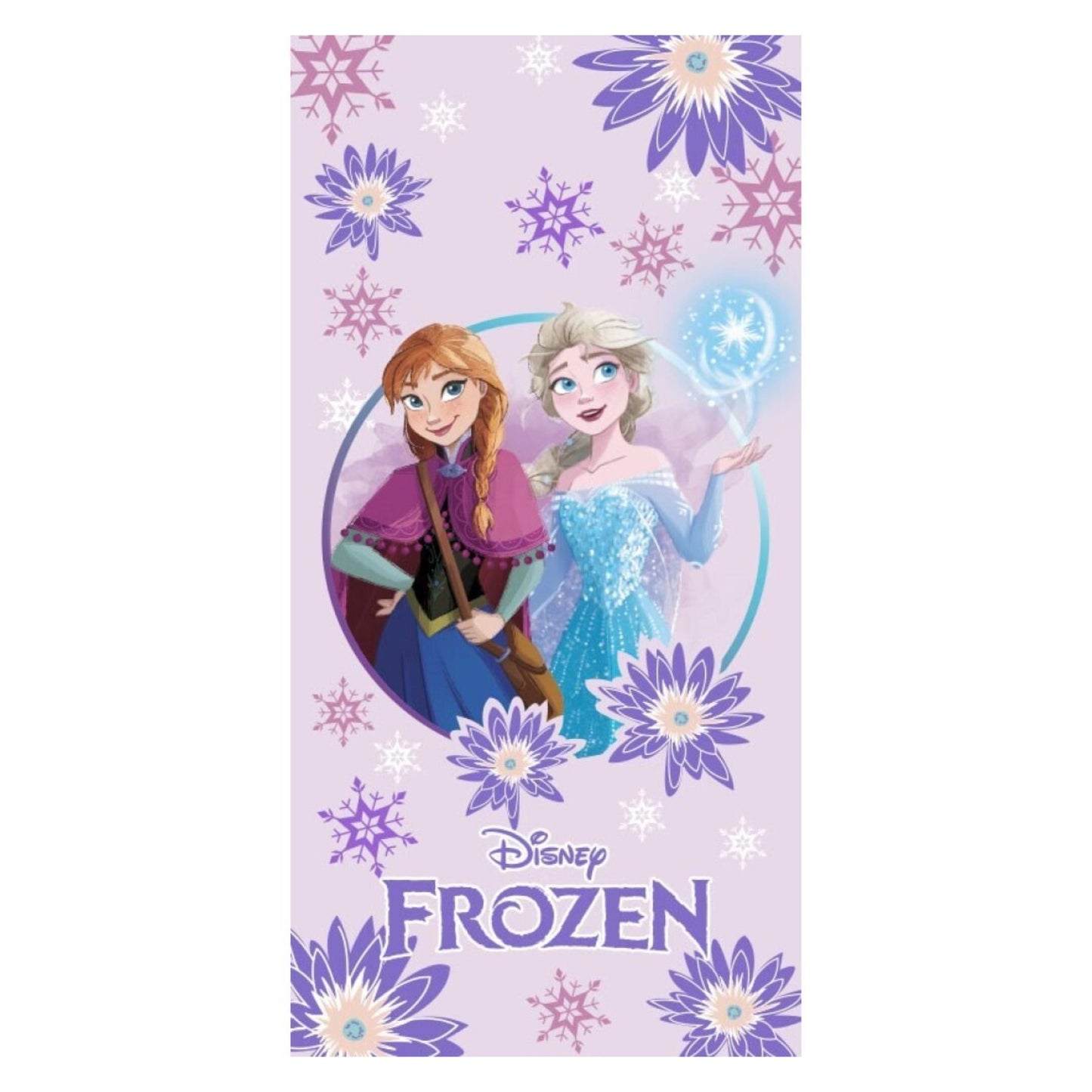 Serviette de plage REINE DES NEIGES (coton)