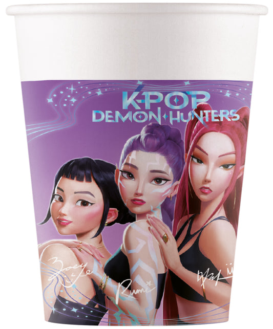 Paquet de 8 Gobelets carton KPOP