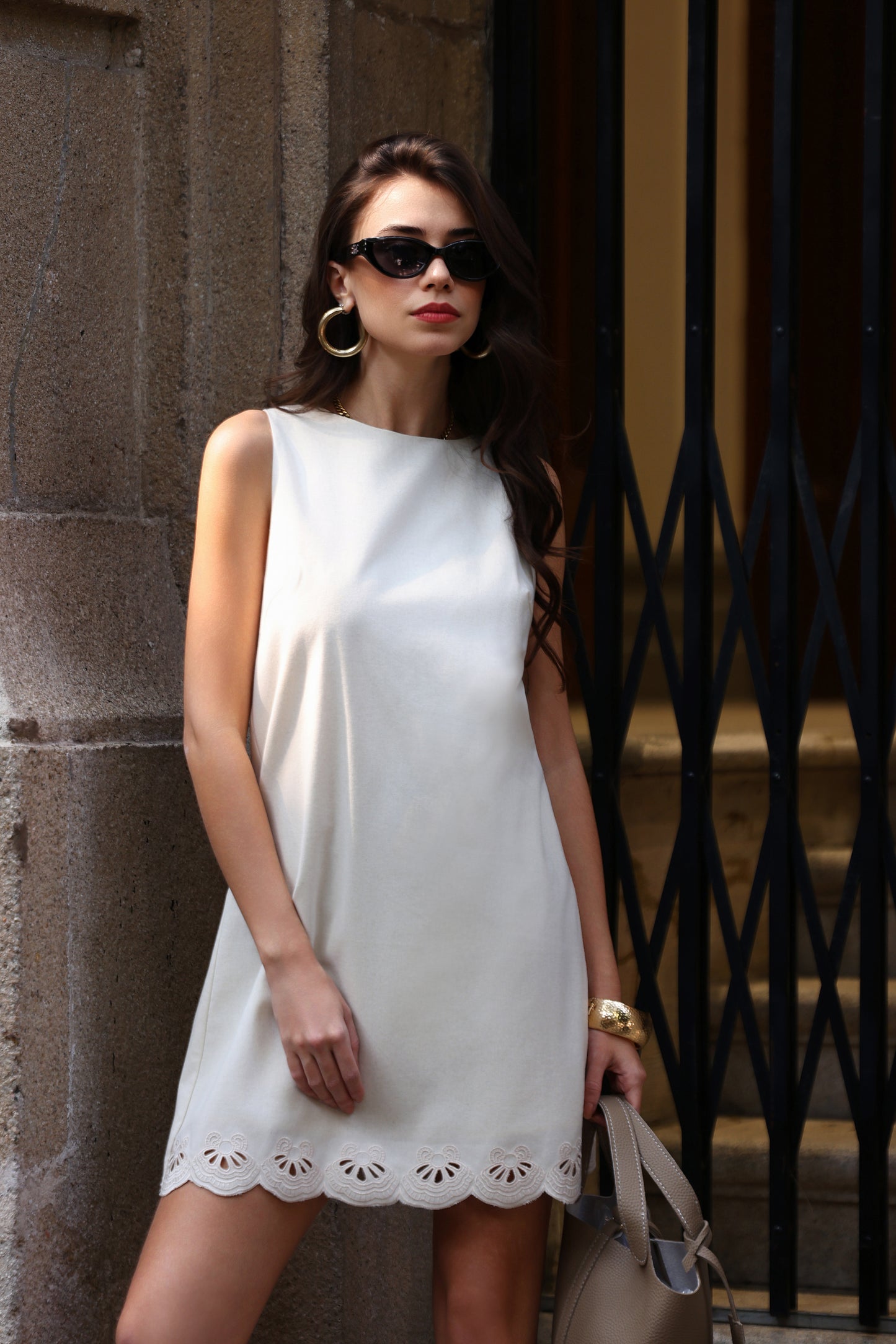 Robe Courte broderie