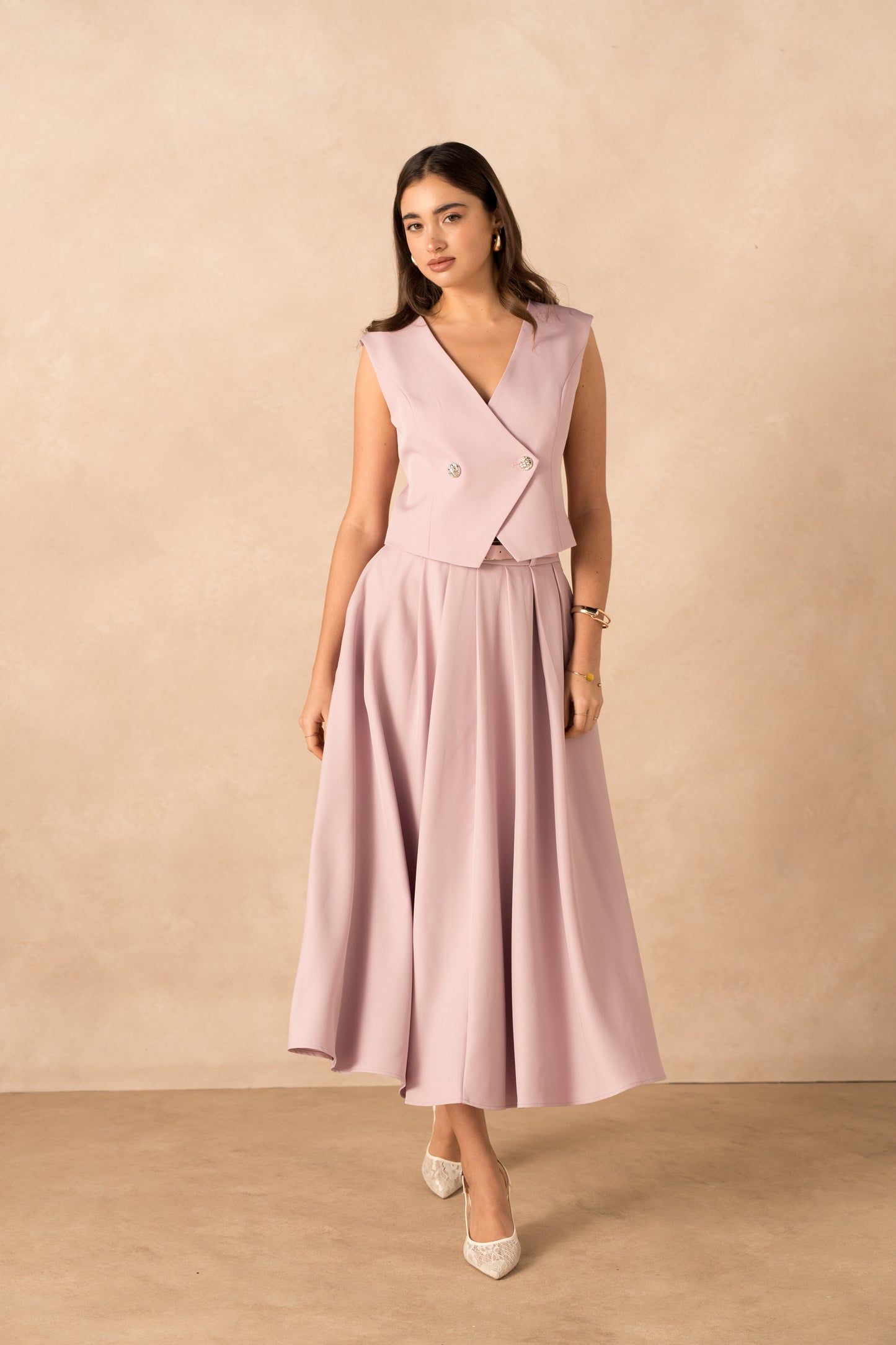 Jupe mi-longue classique