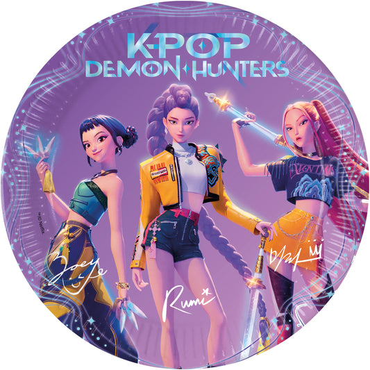 Paquet de 8 Assiettes carton KPOP