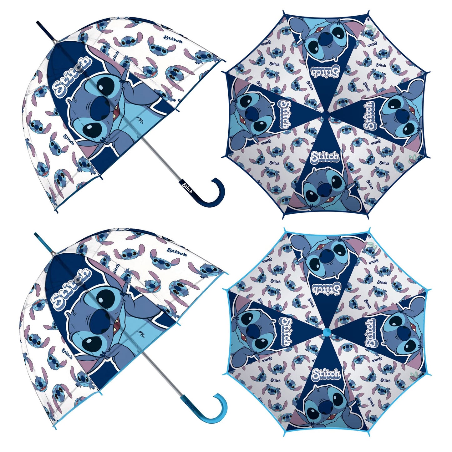 Parapluie transparent Stitch