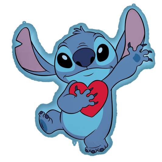 Ballon Stitch en aluminium  - 86cm