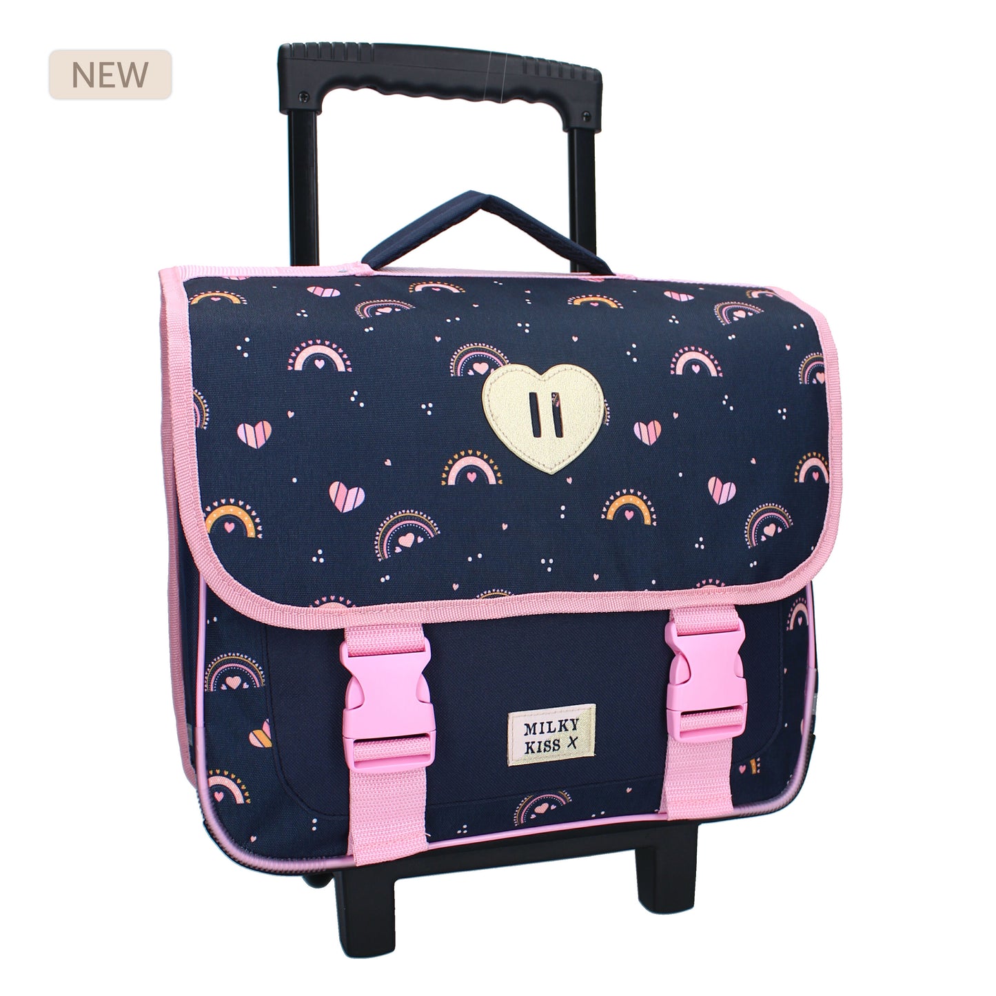 Cartable à roulette Milky Kiss 38'