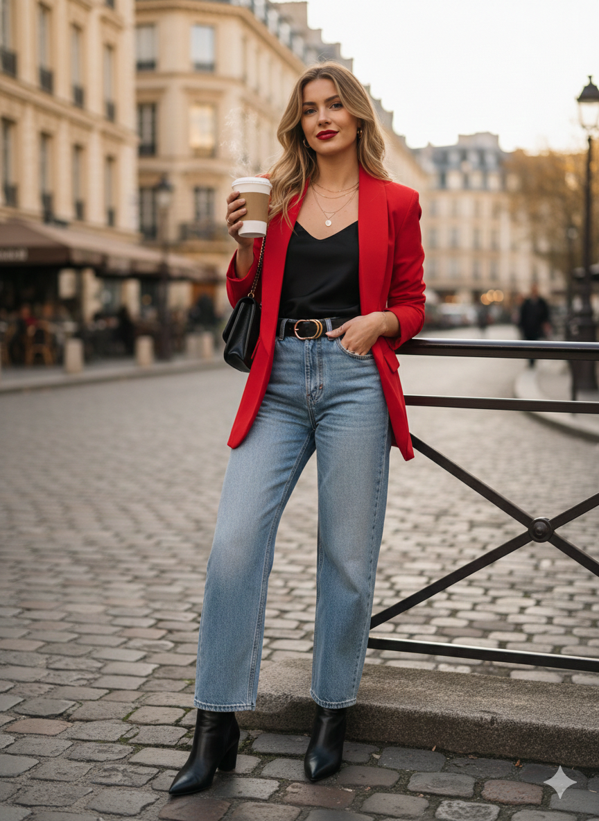veste/blazer mi-long
