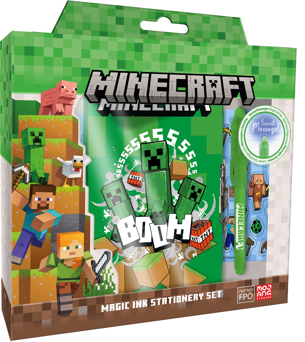 Set papeterie MINECRAFT