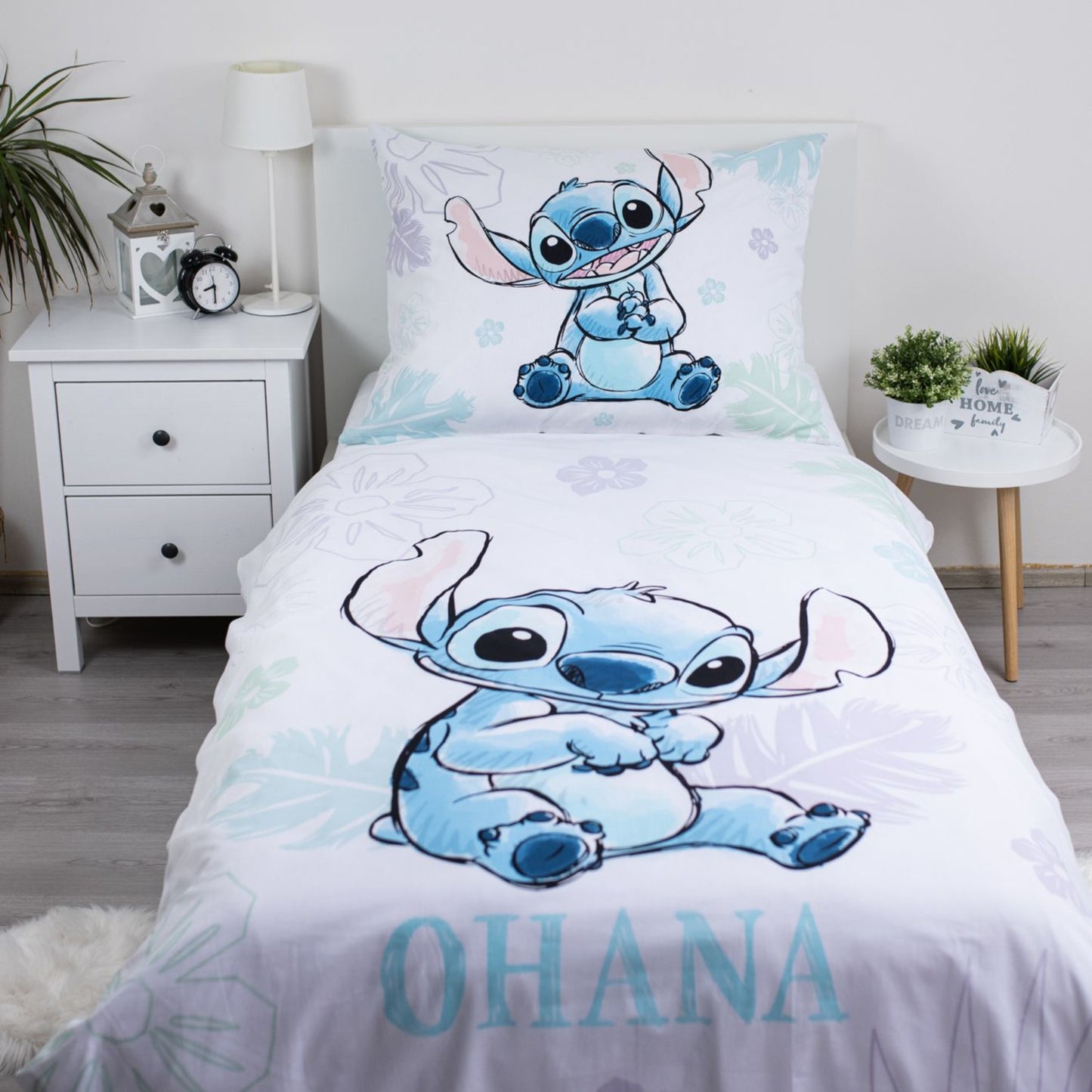 Parure housse de couette STITCH 1place