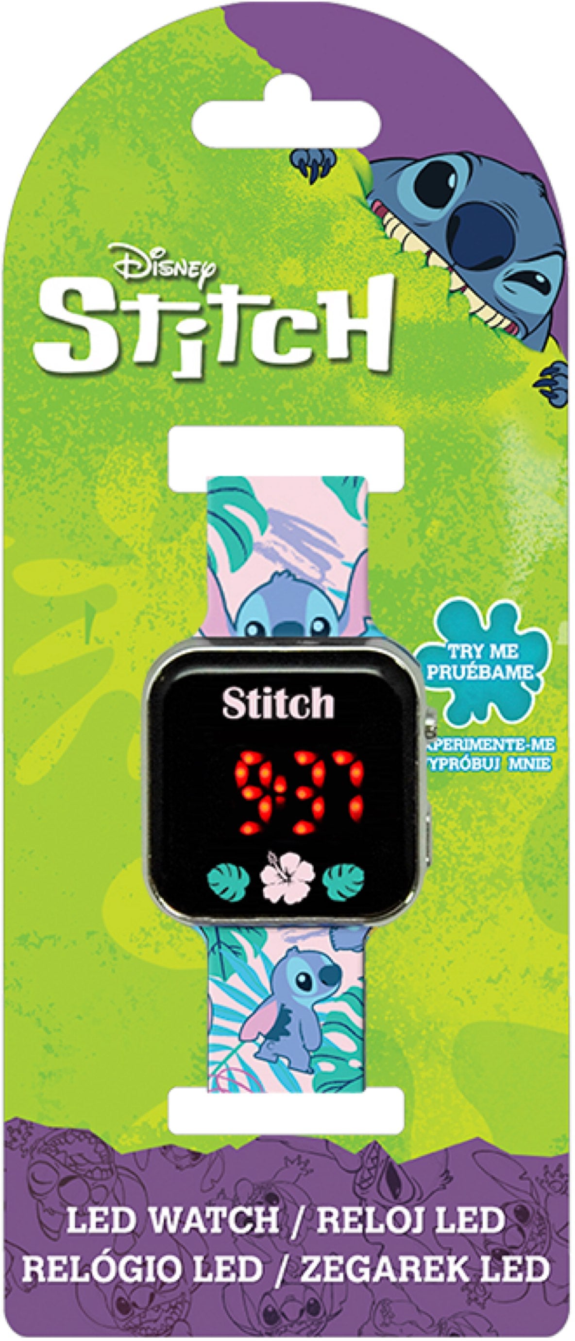 Montre LED enfant STITCH