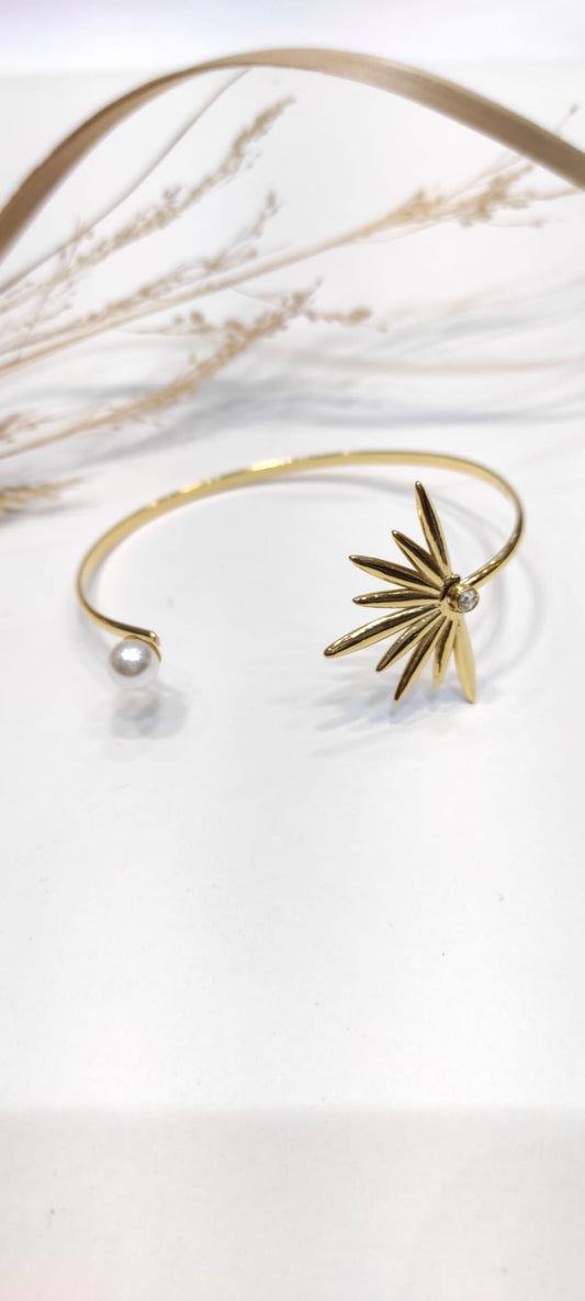 bracelet jonc en acier inoxydable