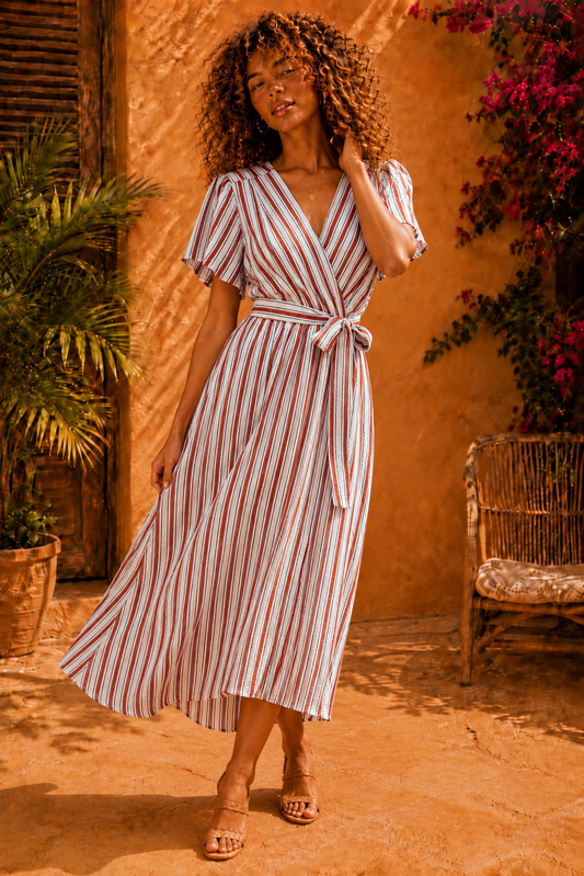 Robe longue Rayée RIYAH