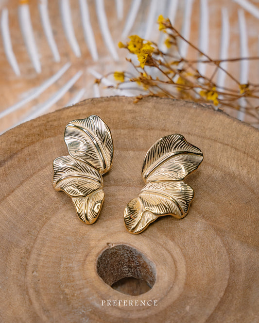 Boucles d'oreilles fleur en Acier inoxydable