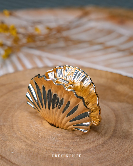 Pince à cheveux coquillage