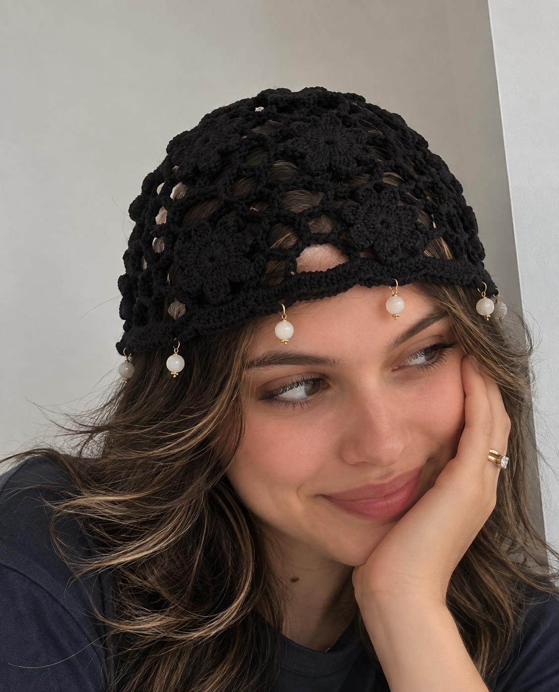Bonnet crocheté