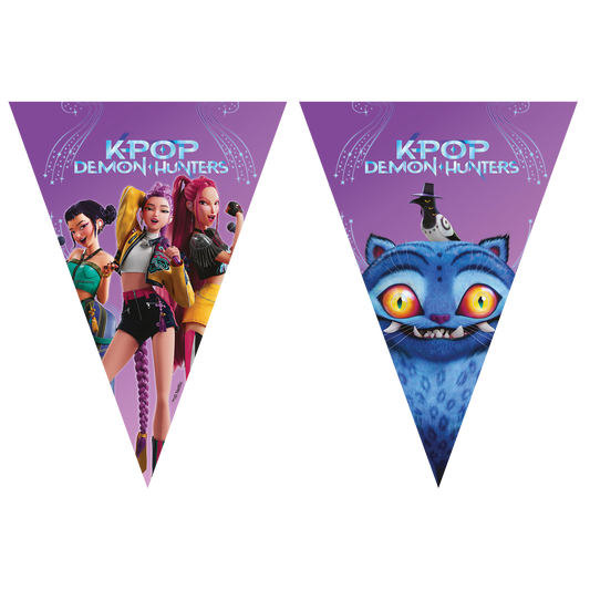 Pré-commande du 05/06 Guirlande fanion K-Pop Hunter