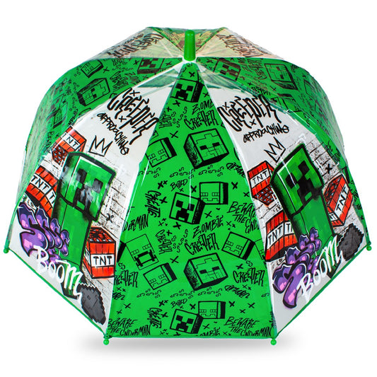 Parapluie transparent MINECRAFT