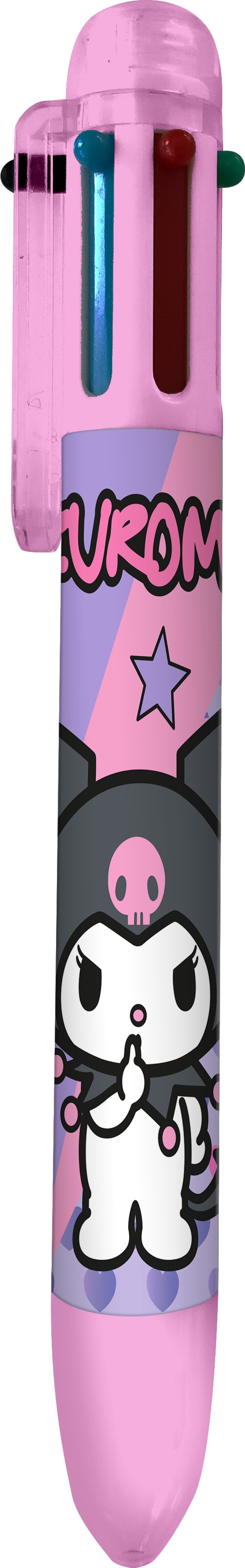 Stylo 6 couleurs KUROMI
