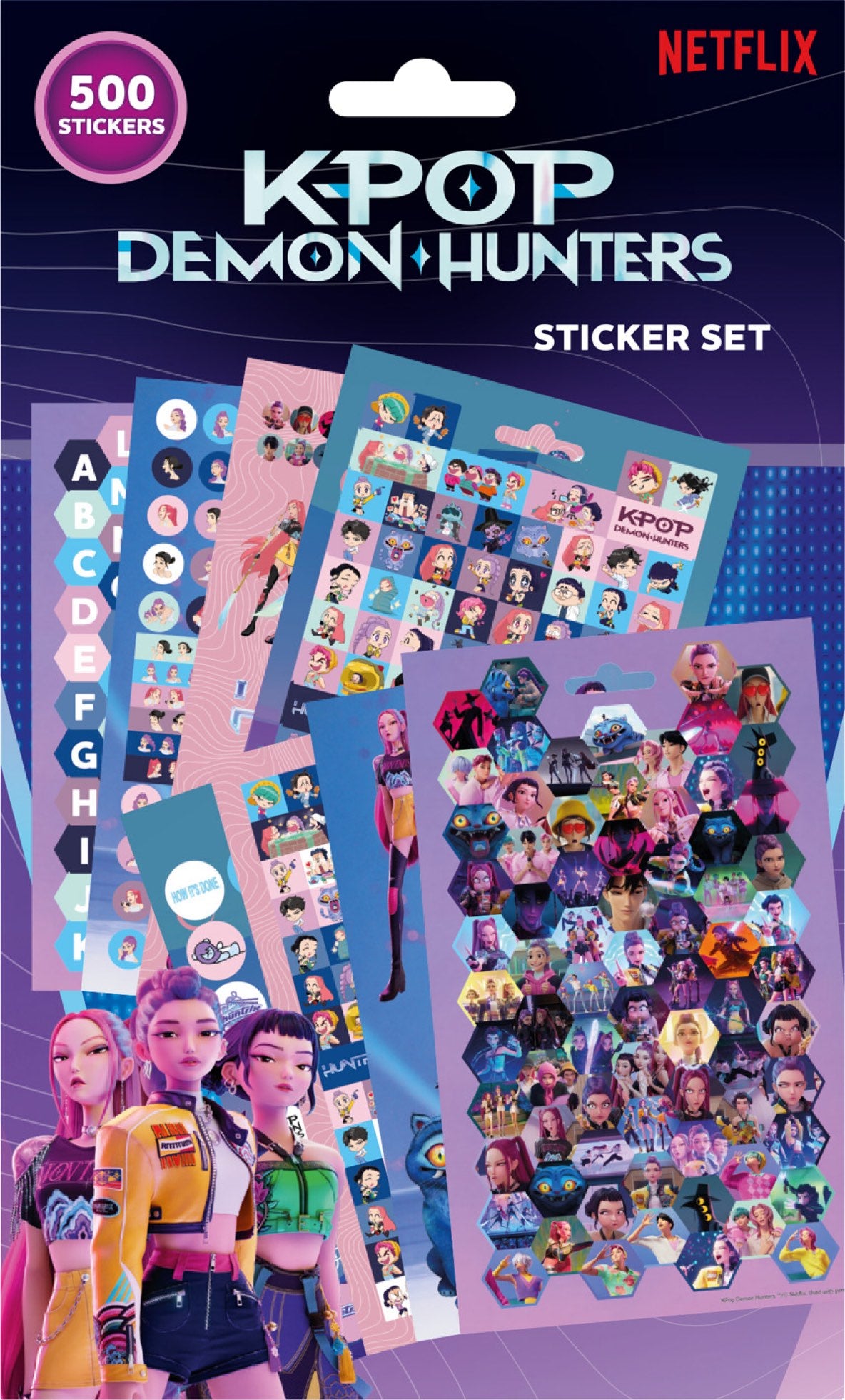 Set de 500 stickers K-POP