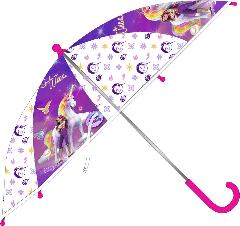 Parapluie transparent ÉCOLE des LICORNES