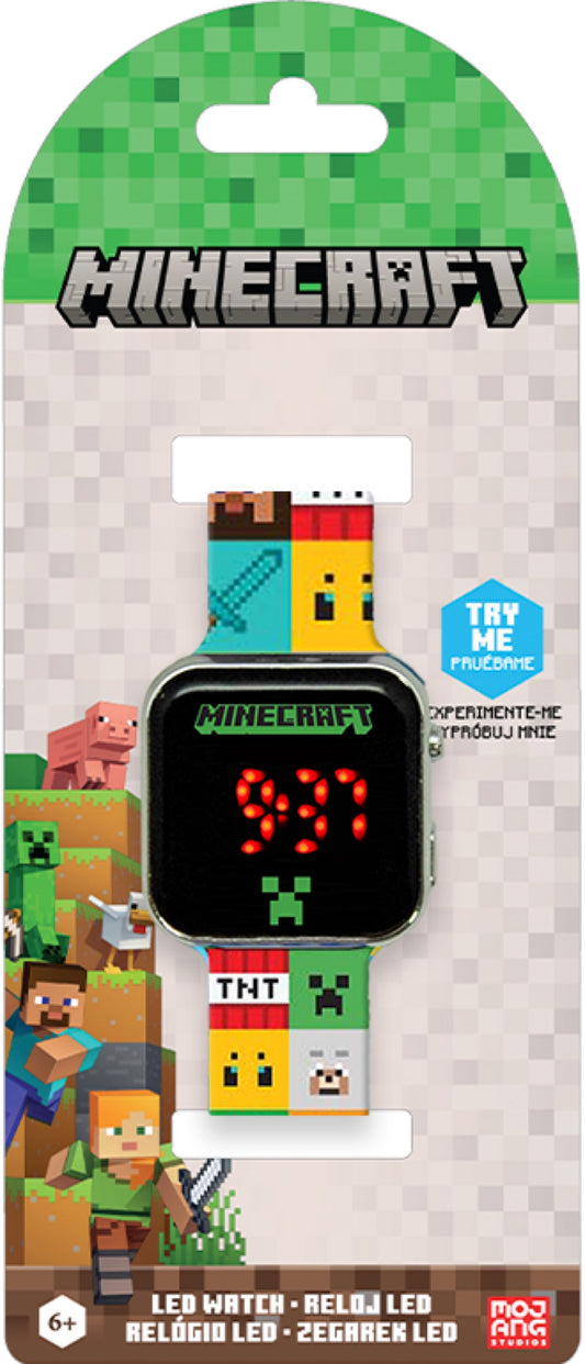 Montre LED enfant MINECRAFT