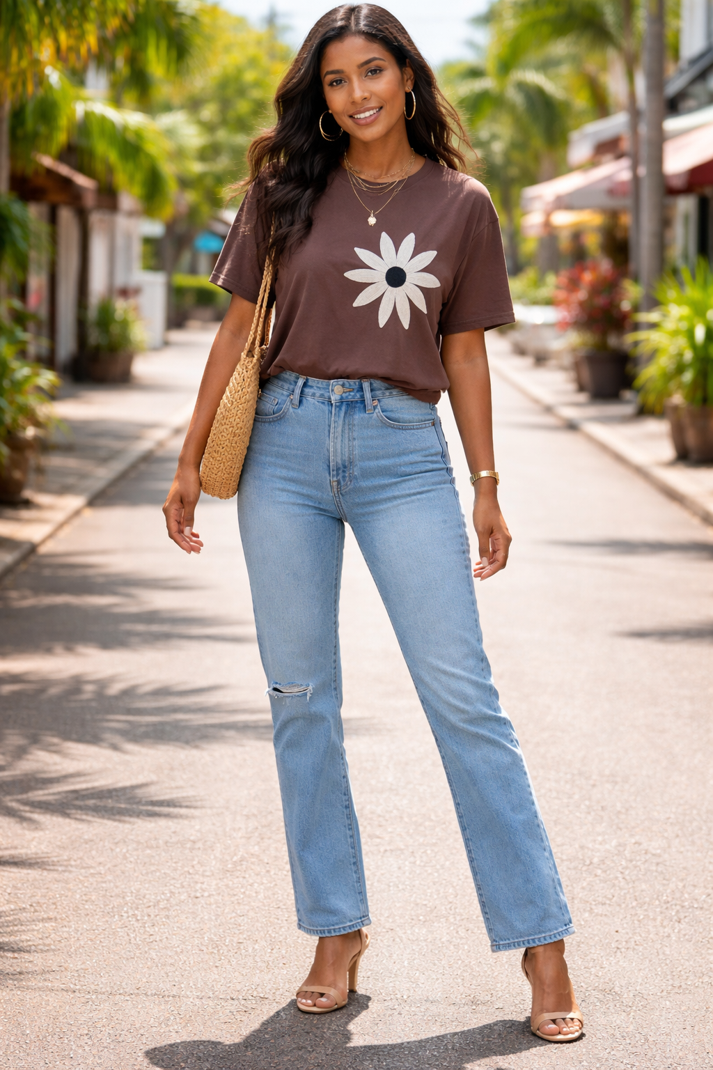 TEE SHIRT Fleur