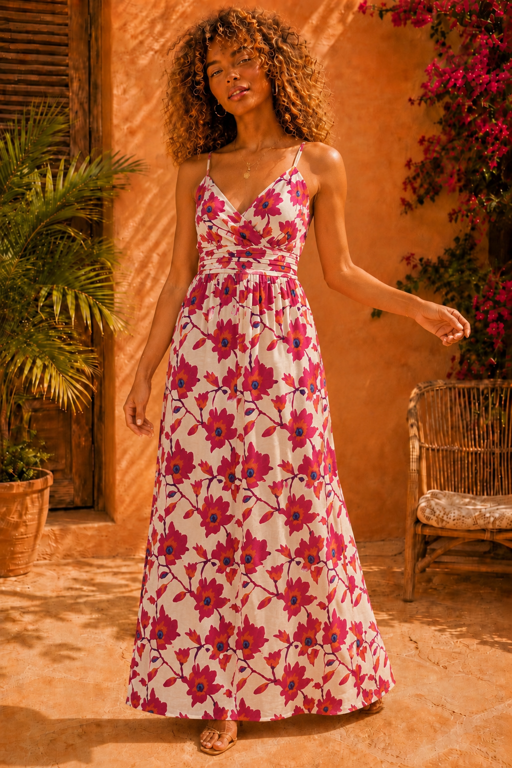 Robe dos nu FLEURIA 2