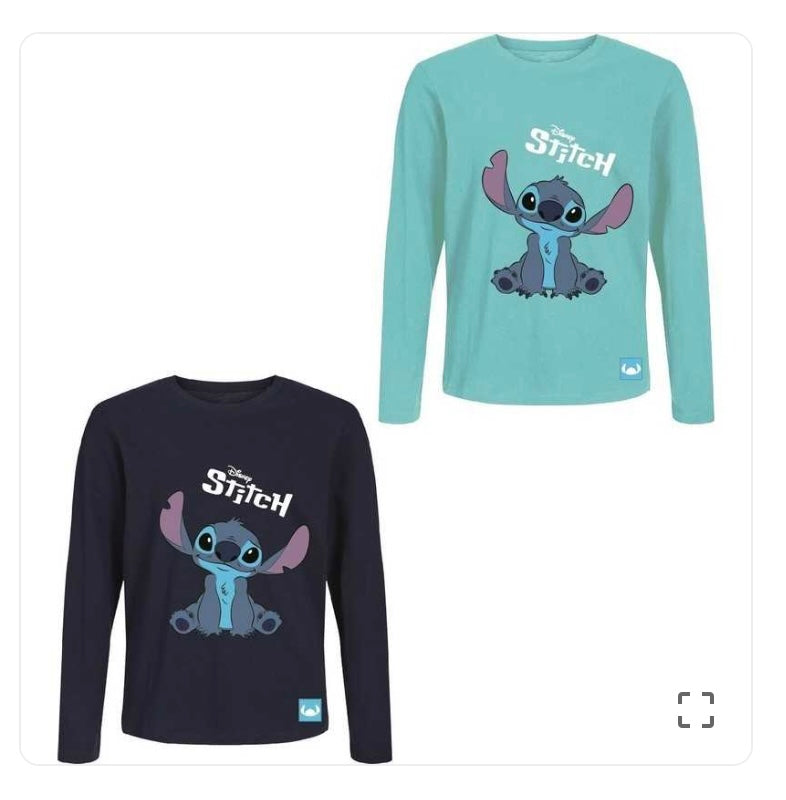 T-shirt Stitch Disney manches Longues