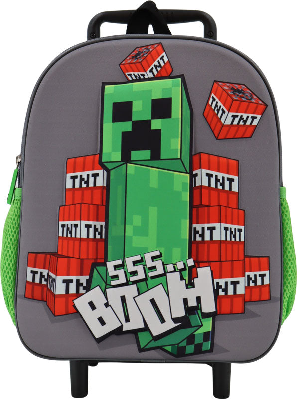 Sac à dos roulette Minecraft maternelle