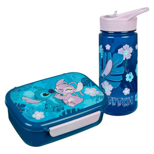 Set boîte à goûter + gourde STITCH